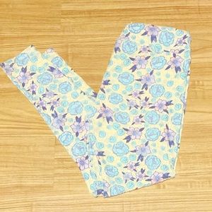 LuLaRoe, Floral, Tall & Curvy Leggings